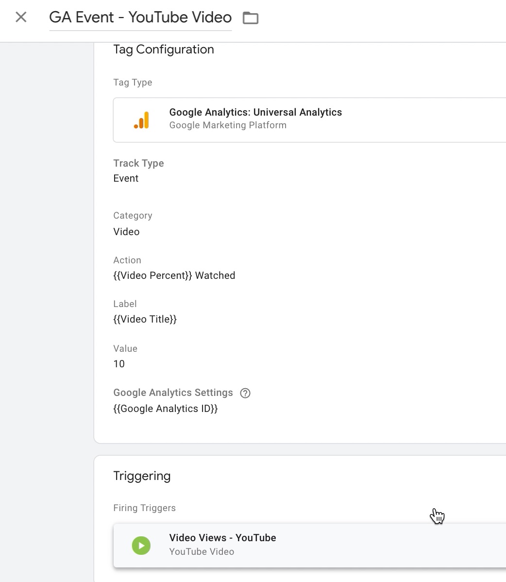 ایجاد Event در Google Analytics
