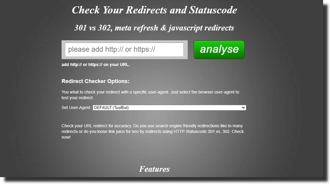 بهترین ابزار های redirect checker