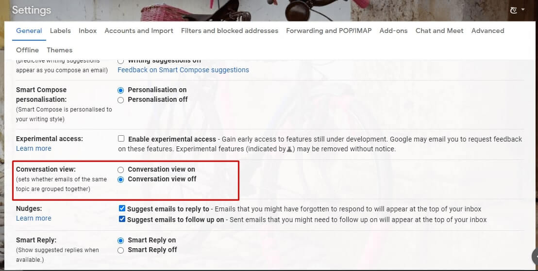 ترفند جیمیل تغییر ظاهر