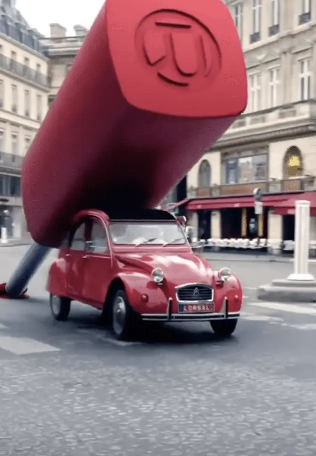 تبلیغات L'Oreal با تکنولوژی CGI