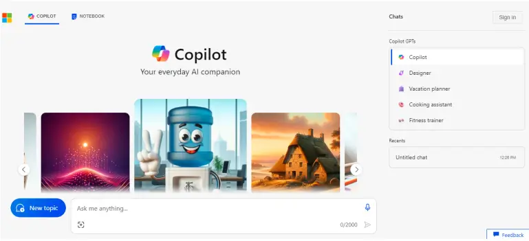 ابزارهای هوش مصنوعی Microsoft Copilot