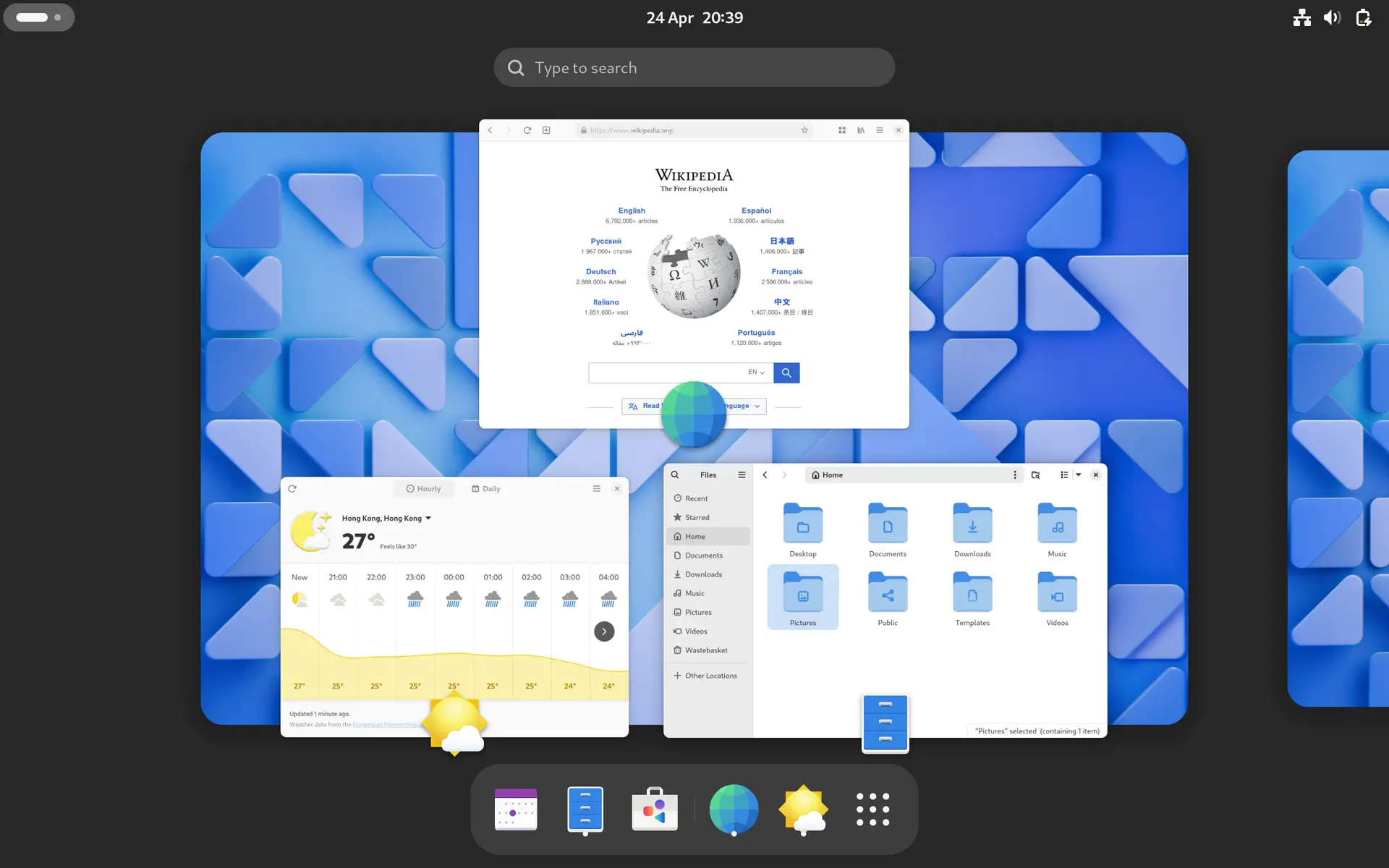 مدیریت پنجره ها با GNOME Shell