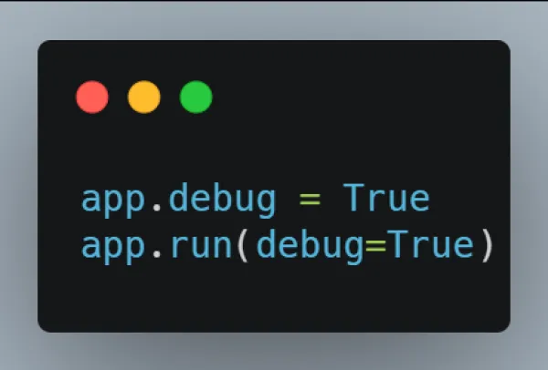 debug در فریم ورک فلسک