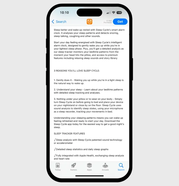 نمونه توضیحات برای بهینه سازی اپ استور اپل