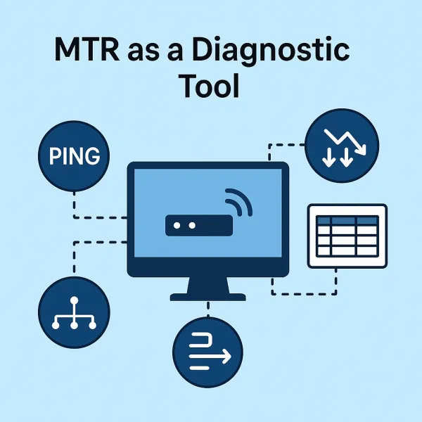 ابزار MTR در شبکه