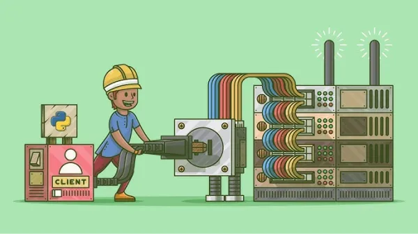 کدنویسی کلاینت سوکت در پایتون