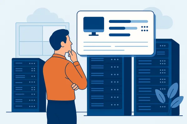 مانیتورینگ سرور مدیریت شده و سرور معمولی