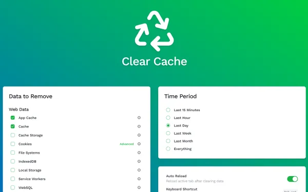 افزونه کاربردی پاکسازی کش Clear Cache