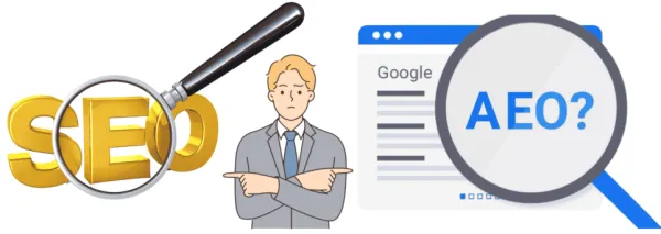 تعامل AEO و SEO در جستجوی هوش مصنوعی