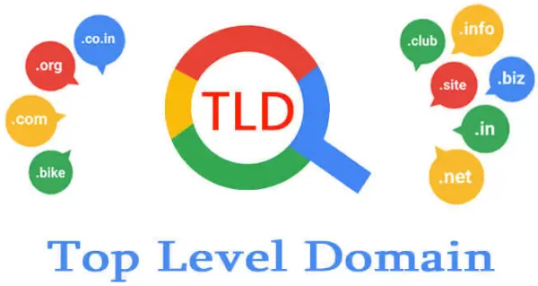 استفاده از انواع پسوند دامنه