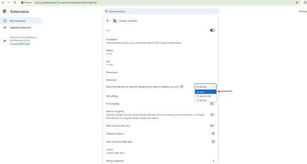 غیرفعالسازی افزونه ها جهت کاهش مصرف رم کروم  