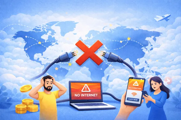 تبلیغات بنری در زمان قطعی اینترنت