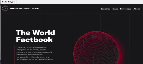 مجموعه داده The World Factbook