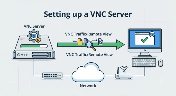 راه اندازی و نصب VNC Server