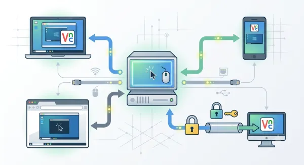 کنترل از راه دور با اتصال به VNC Server