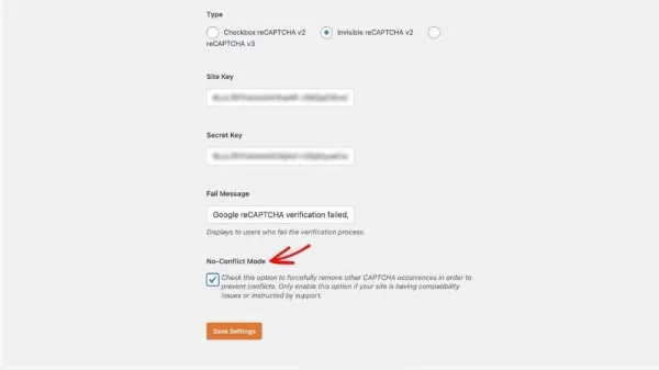 خطای کپچا در وردپرس و افزونه WPForms