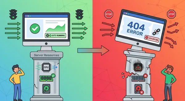 تاثیر RAM و CPU بر سرعت سایت و پایداری