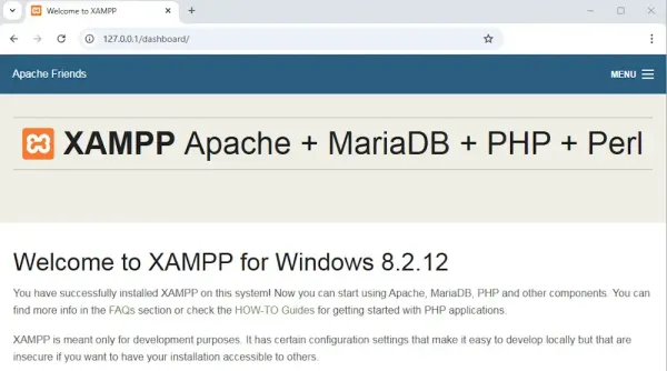 استفاده از XAMPP در لوکال هاست