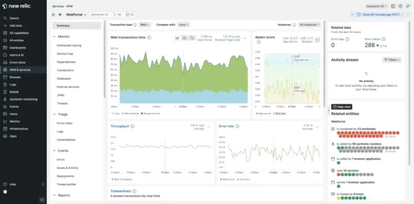 کاربردهای New Relic APM