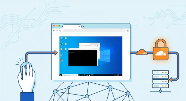 RDP مبتنی بر مرورگر در Cloudflare Access