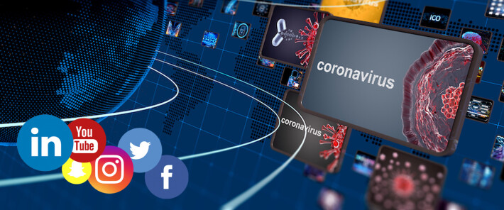 اقدامات رسانه های اجتماعی در دوران شیوع ویروس کرونا