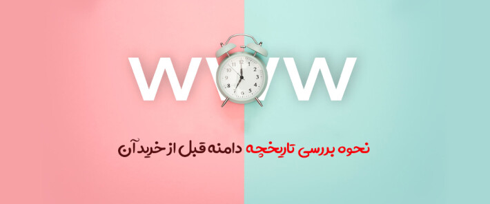 نحوه بررسی تاریخچه دامنه قبل از خرید آن