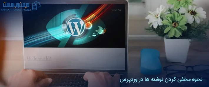 مراحل مخفی کردن نوشته ها در وردپرس